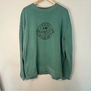 Women’s Green “North Pole Brewing” Crewneck